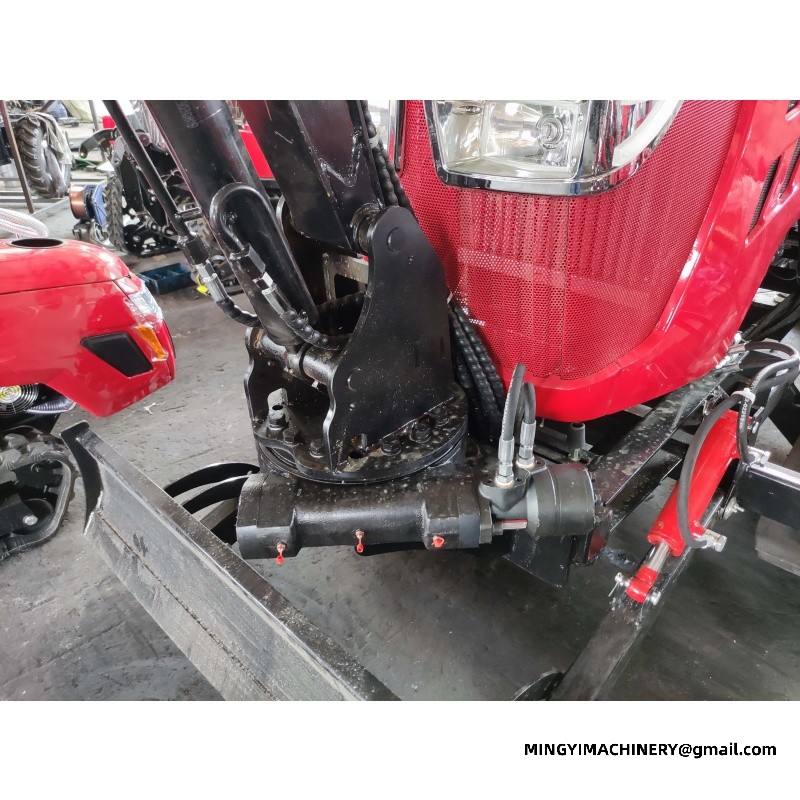 crawler tiller with attachments