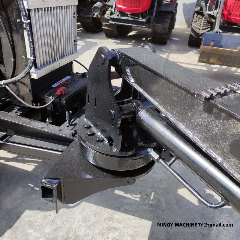 crawler tiller with attachments