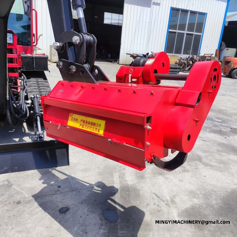 crawler tiller with plow Weed remover