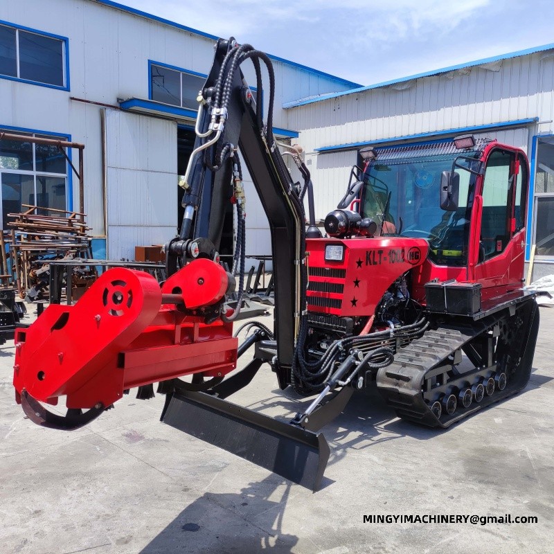 crawler tiller with plow Weed remover