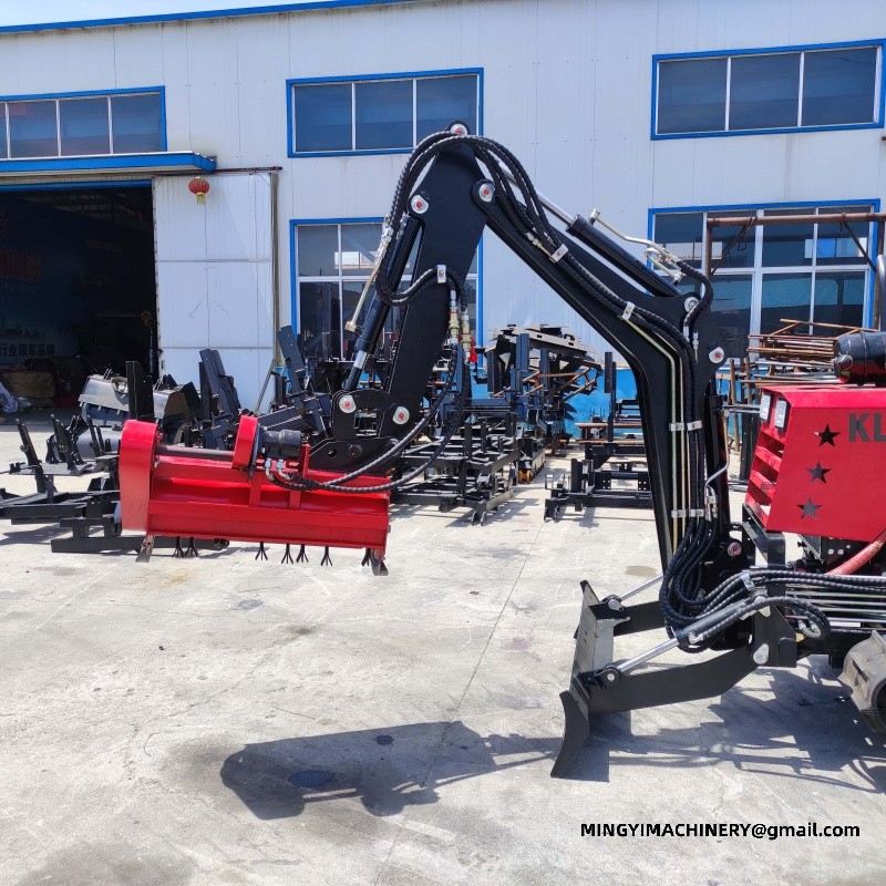 crawler tiller with plow Weed remover