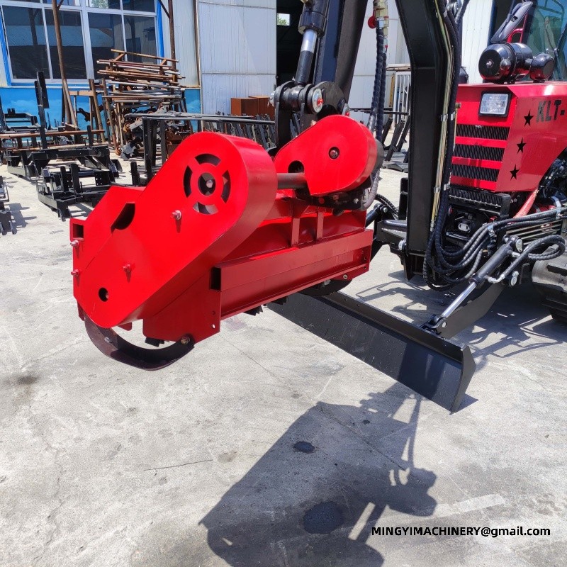 crawler tiller with plow Weed remover