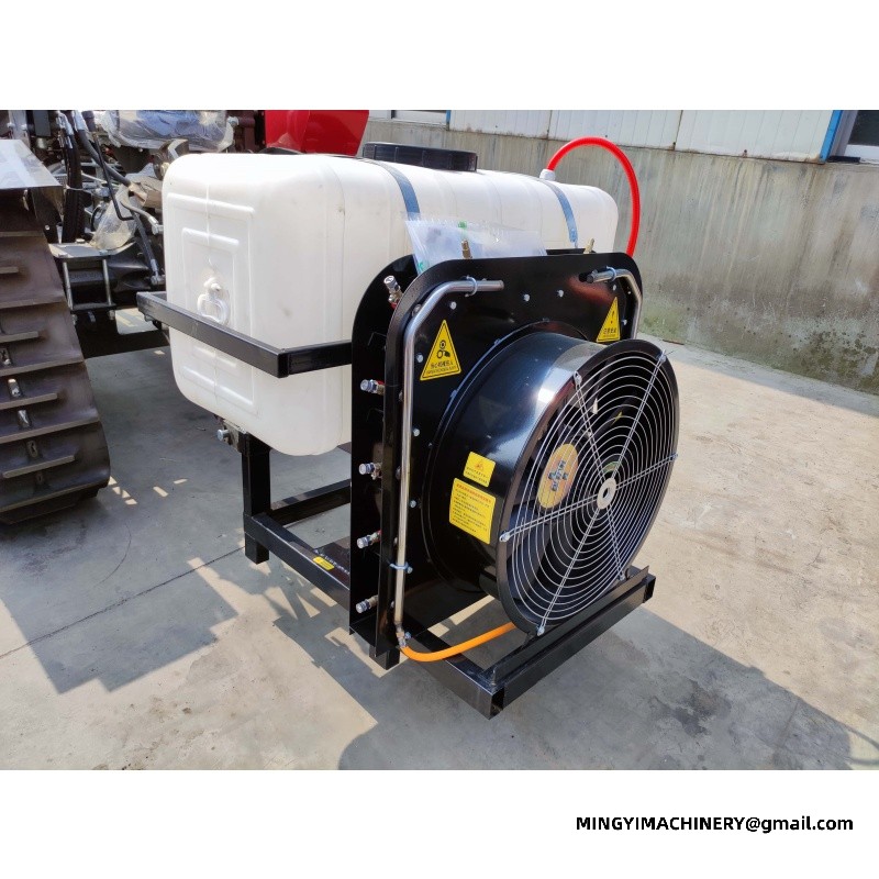 crawler tiller with ridger Sprayer