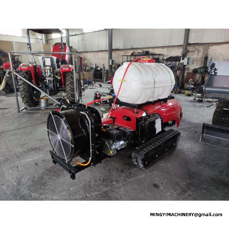 crawler tiller with ridger Sprayer