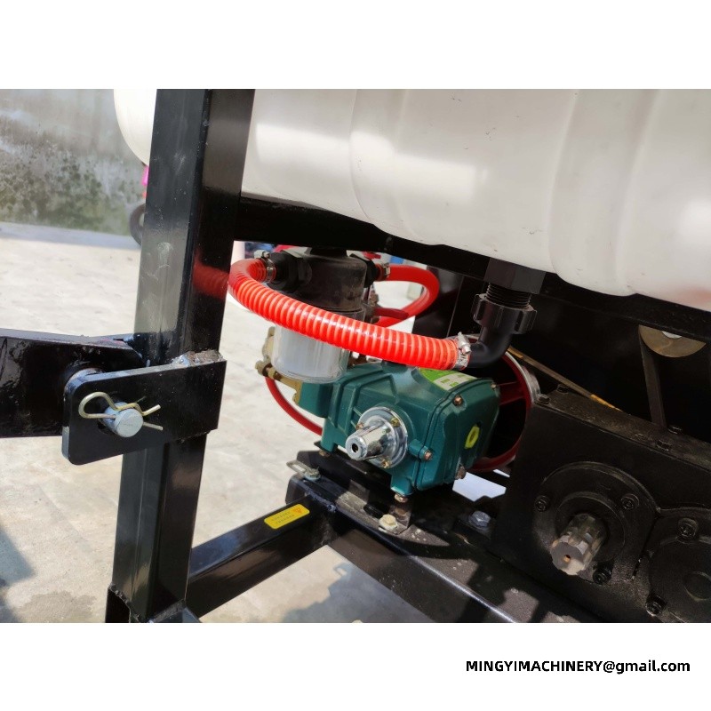 crawler tiller with ridger Sprayer