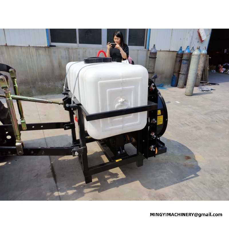 crawler tiller with ridger Sprayer