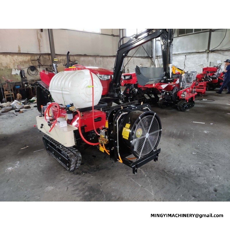 crawler tiller with seeder Sprayer