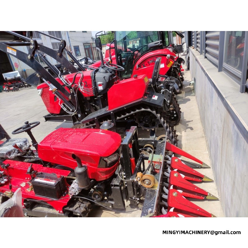 crawler tiller with trailer Cutting machine