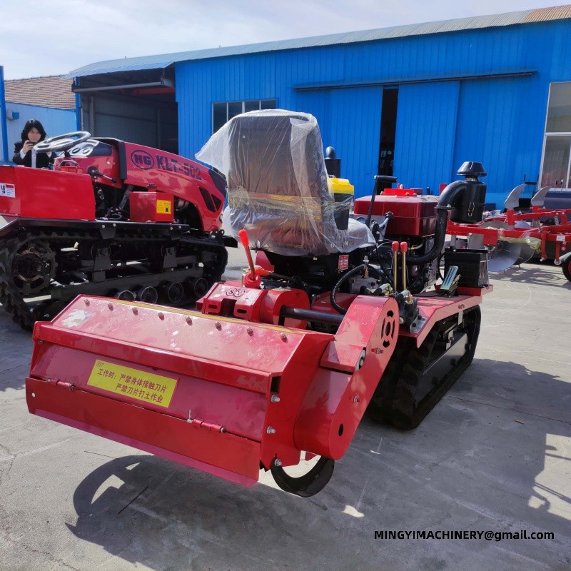 tracked agricultural tiller factory Grass cutter