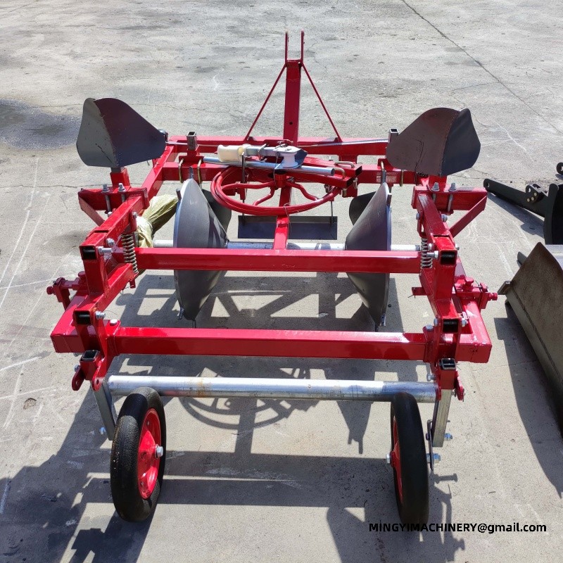 crawler tiller with attachments
