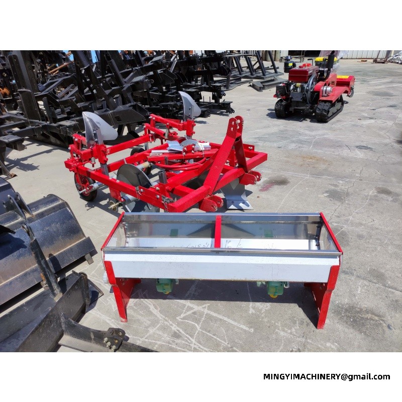 crawler tiller with attachments
