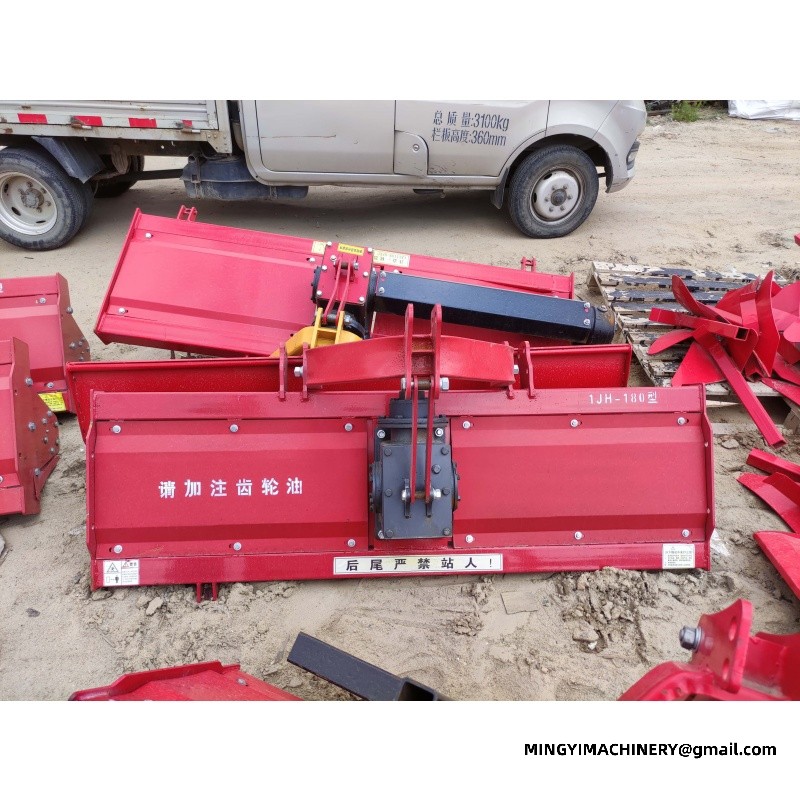 crawler tiller with ridger