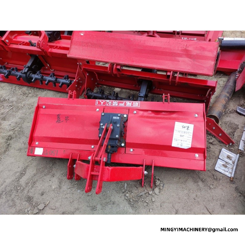 crawler tiller with ridger