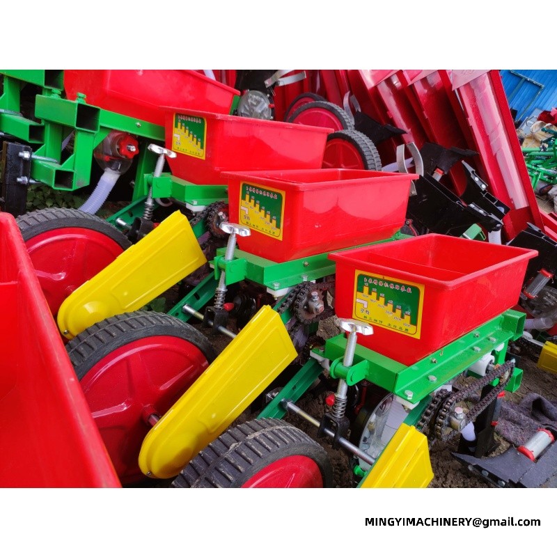 crawler tiller with seeder maize drill
