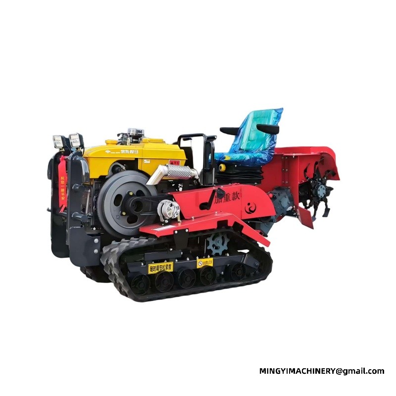 crawler tiller with trailer