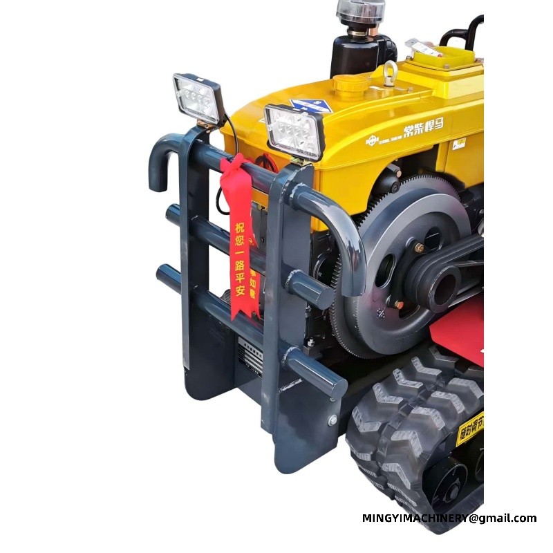 crawler tiller with trailer