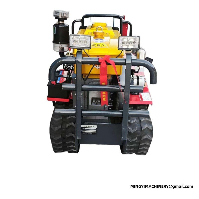 crawler tiller with trailer
