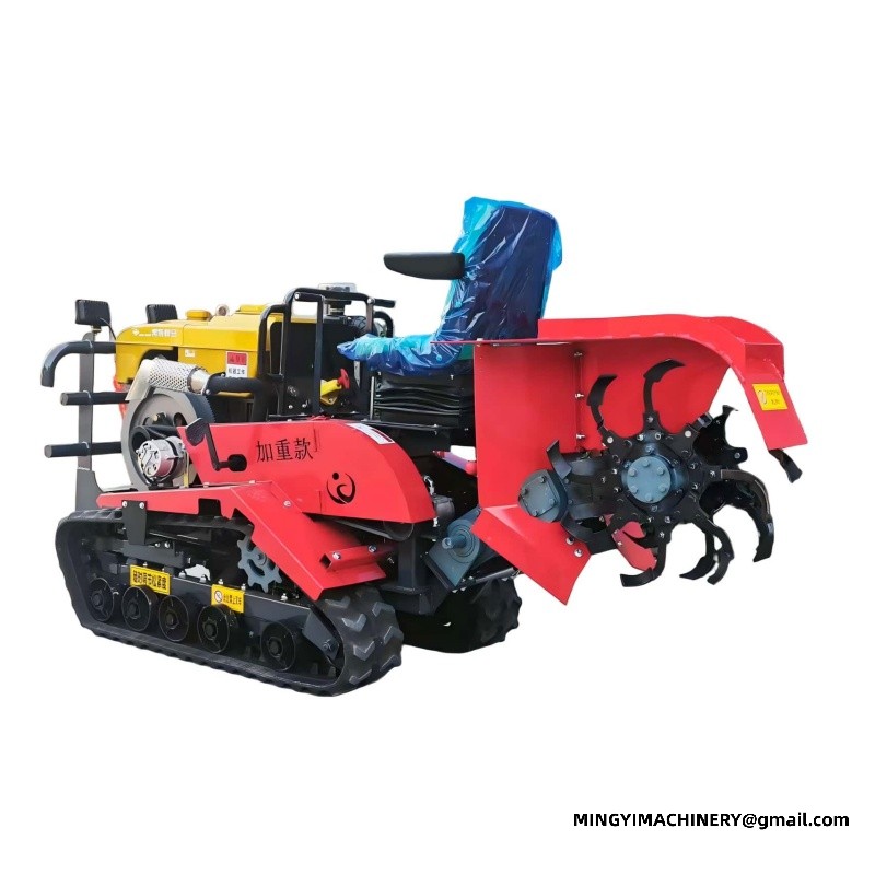 crawler tiller with trailer