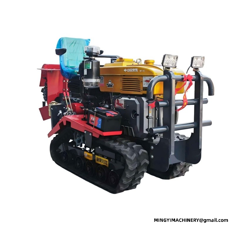 crawler tiller with trailer