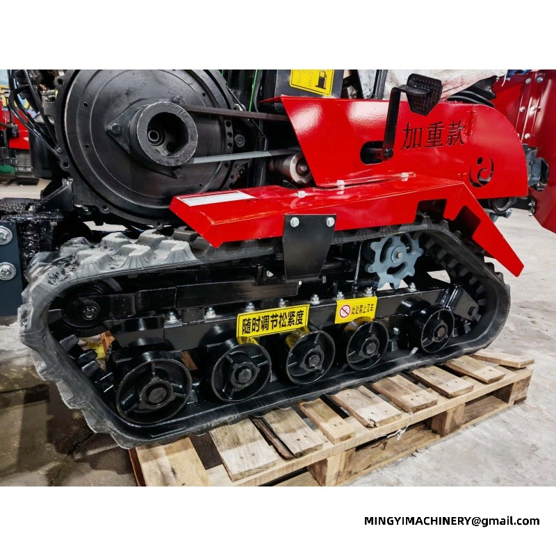 crawler tiller for hillside farming