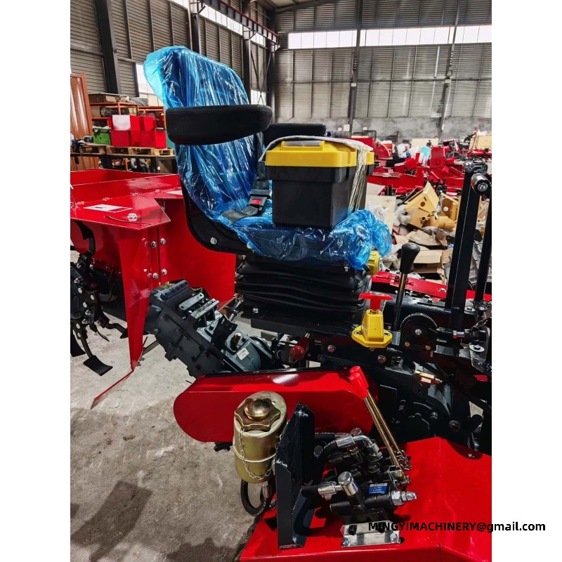 crawler tiller for hillside farming