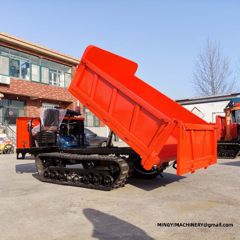 rubber track dumper