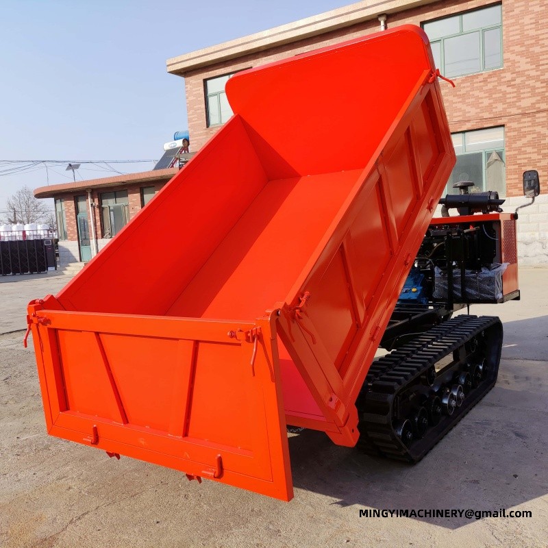 rubber track dumper