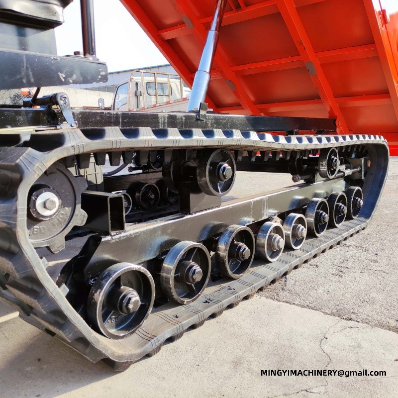 rubber track dumper