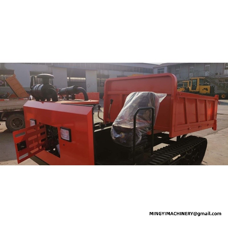 rubber track dumper