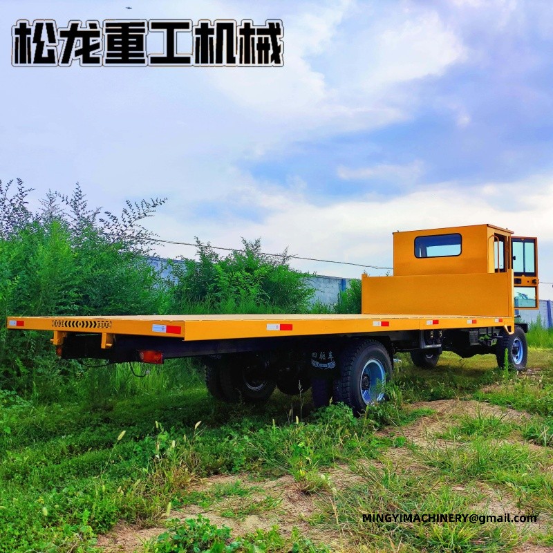 articulated dumper with crane