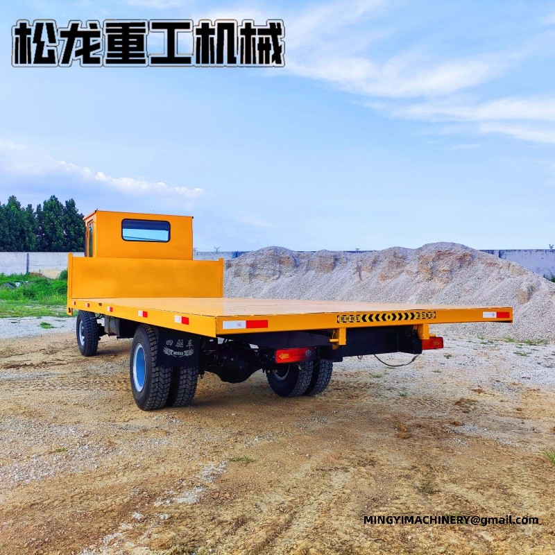 articulated dumper with crane