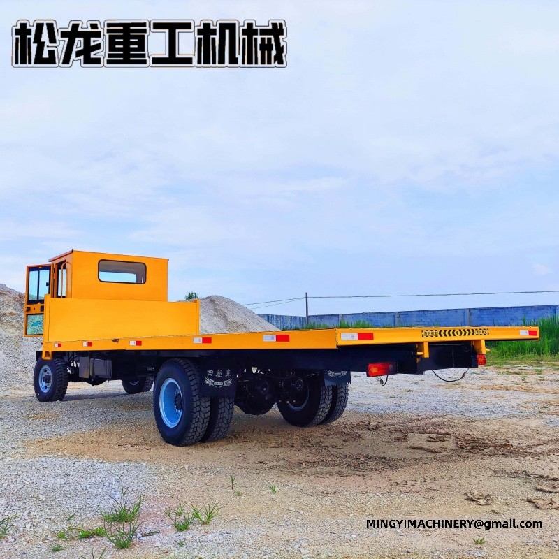 articulated dumper with crane
