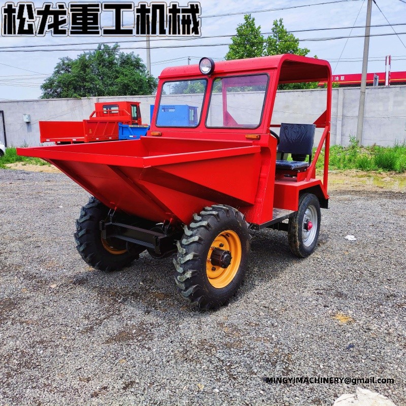 front tipping dumper for construction