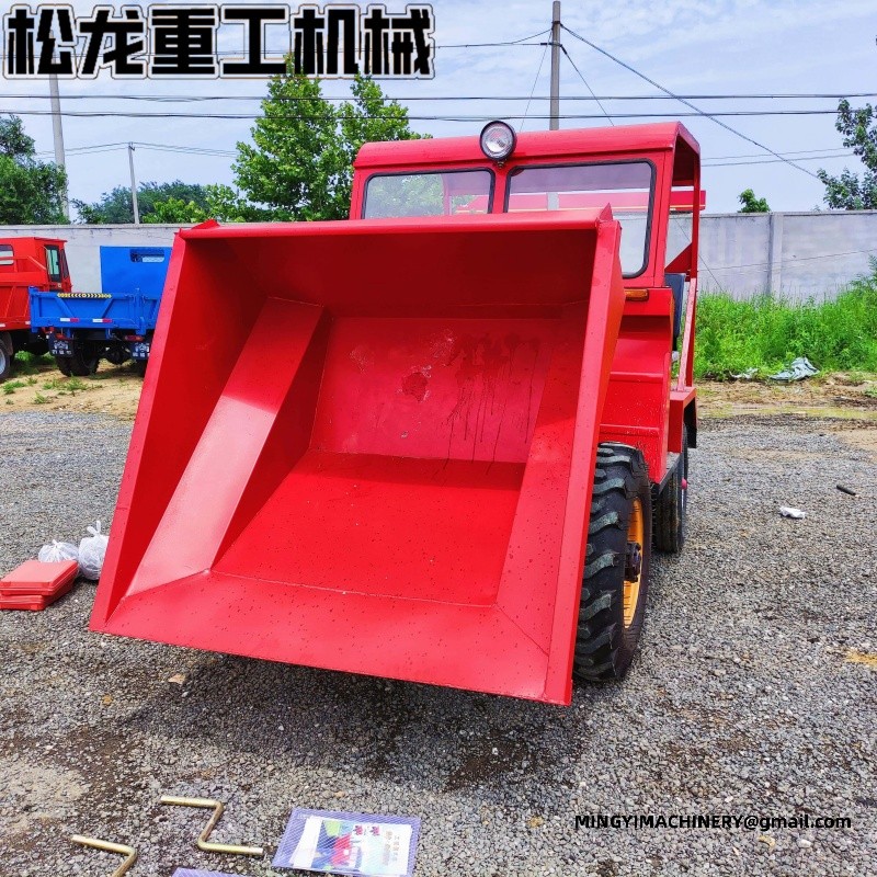 front tipping dumper for construction