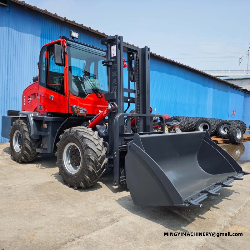 4x4 rough terrain forklift