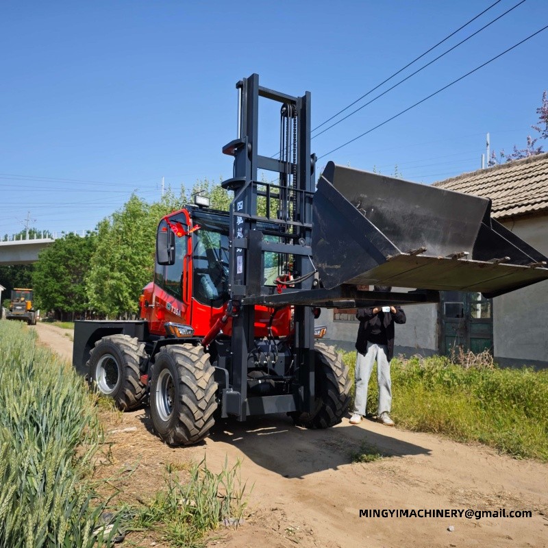 4 wheel drive forklift