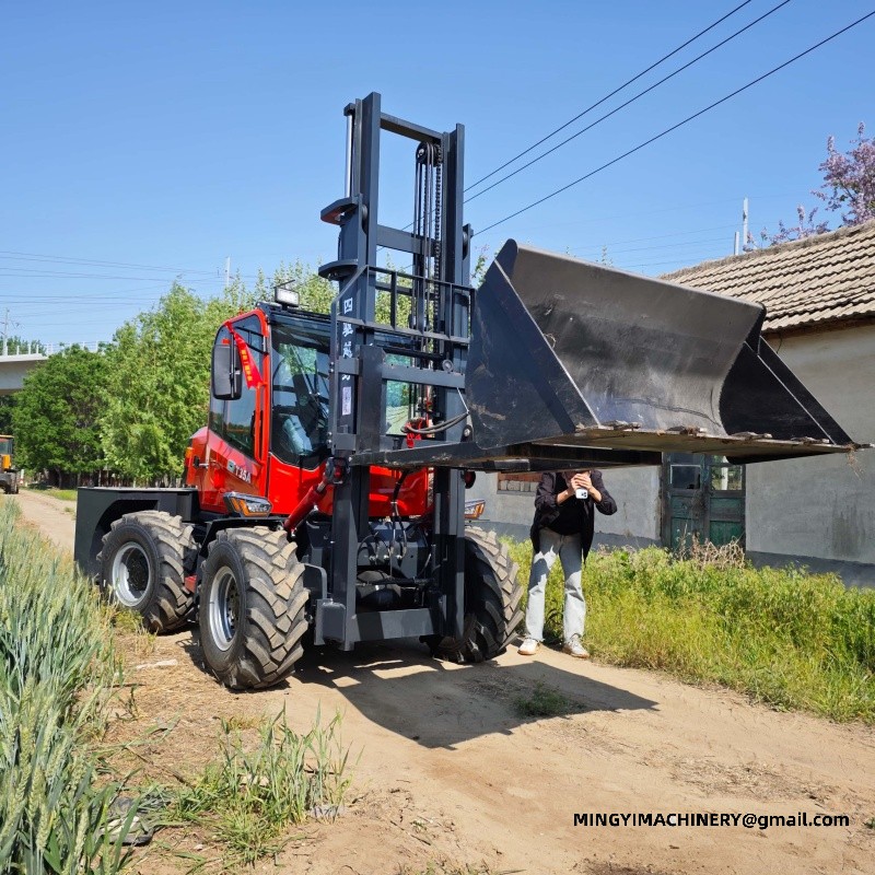 4 wheel drive forklift