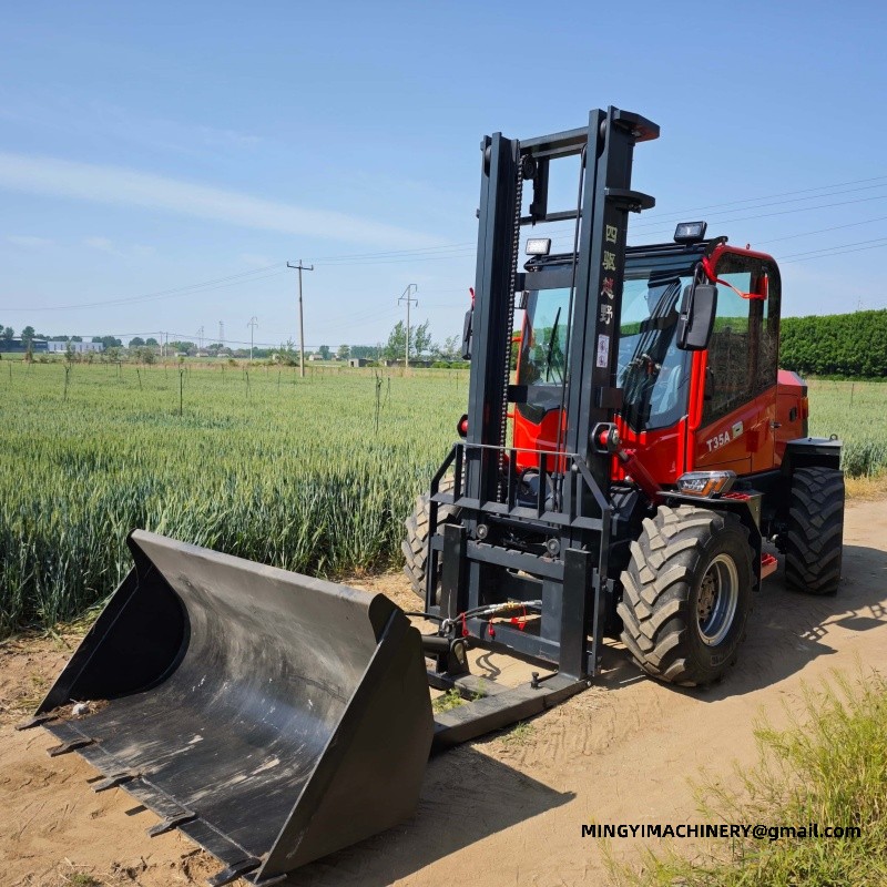 4 wheel drive forklift