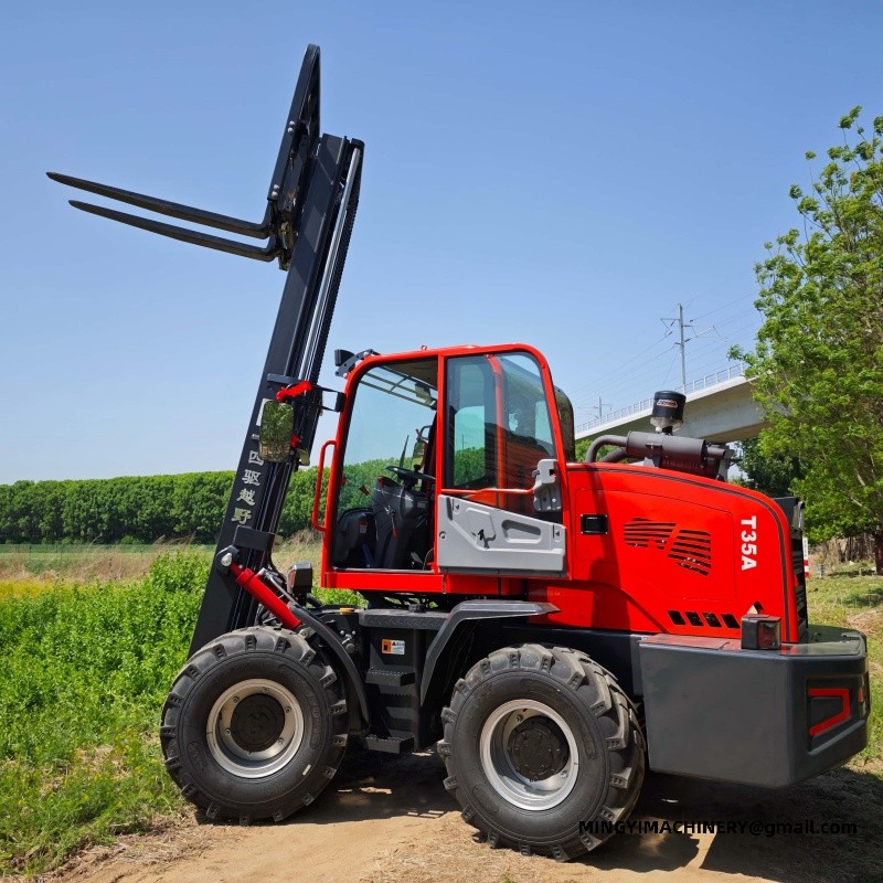 rough terrain forklift for construction