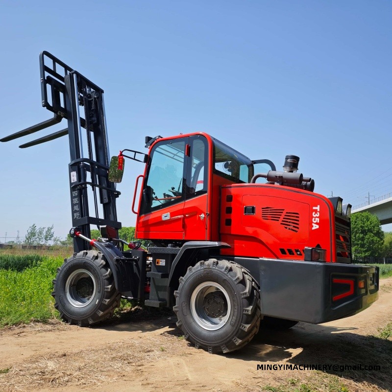 rough terrain forklift for construction