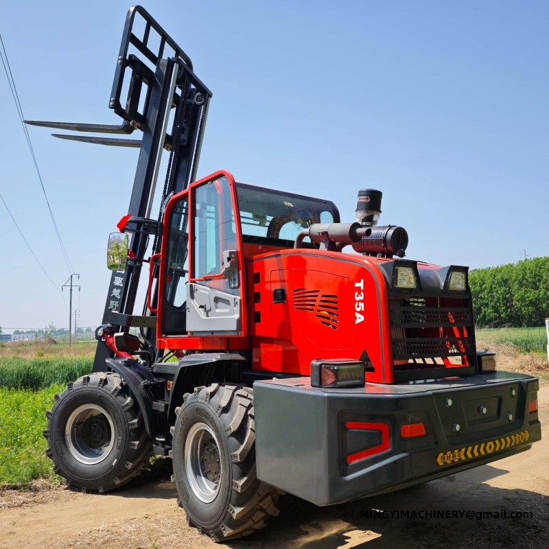 rough terrain forklift for construction