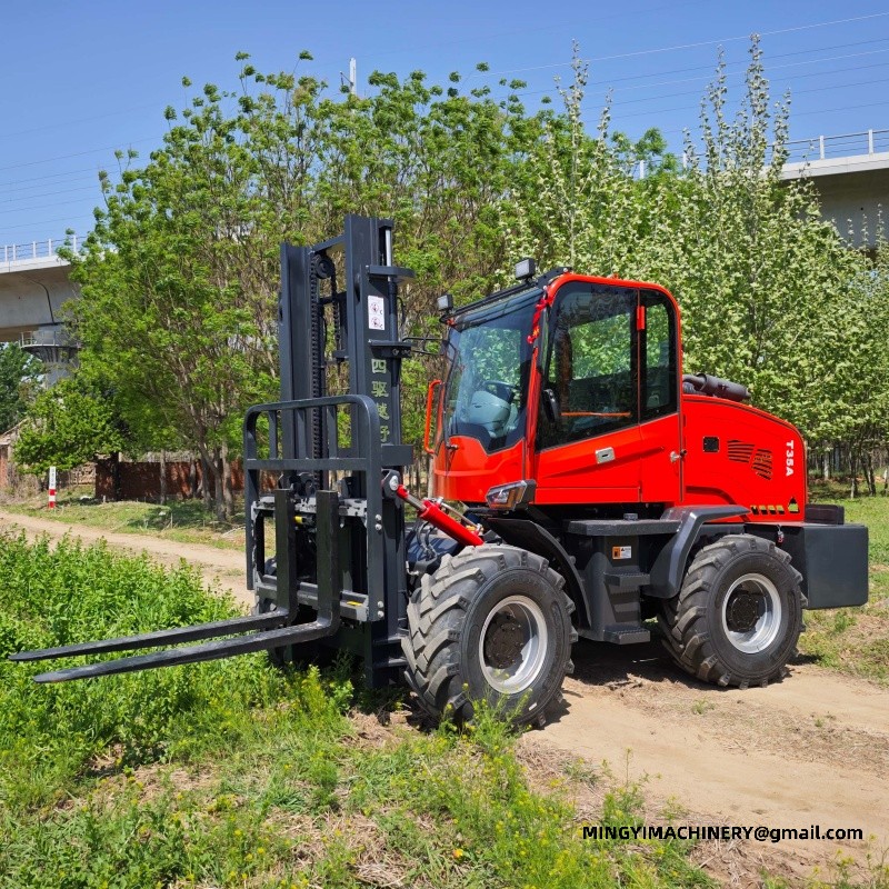 rough terrain forklift for construction