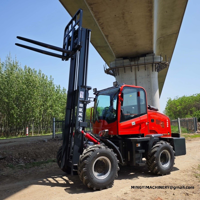 rough terrain forklift for construction