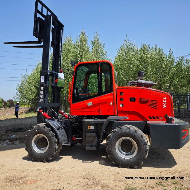 rough terrain forklift for construction