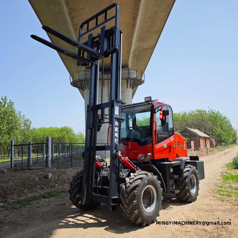4wd forklift for lumber yard
