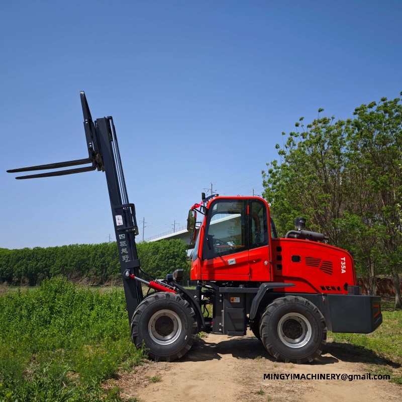 4wd forklift for lumber yard