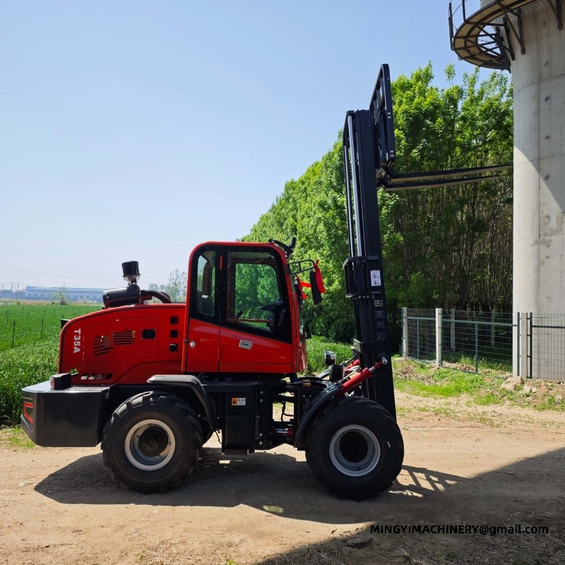 china rough terrain forklift factory supplier