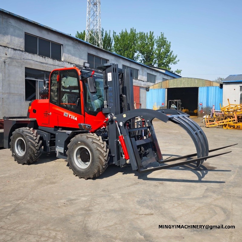 off road forklift log grapple