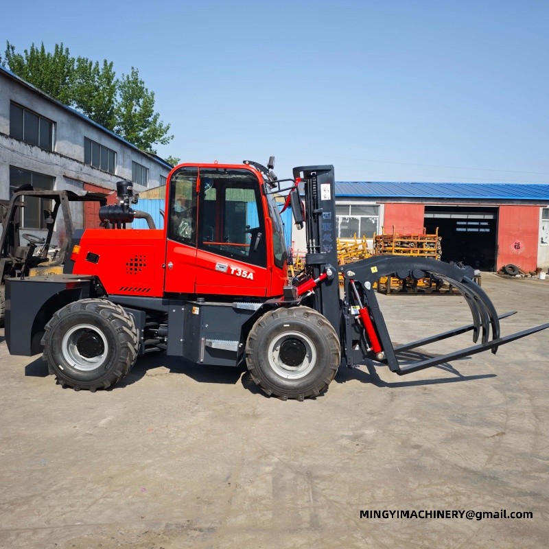 off road forklift log grapple