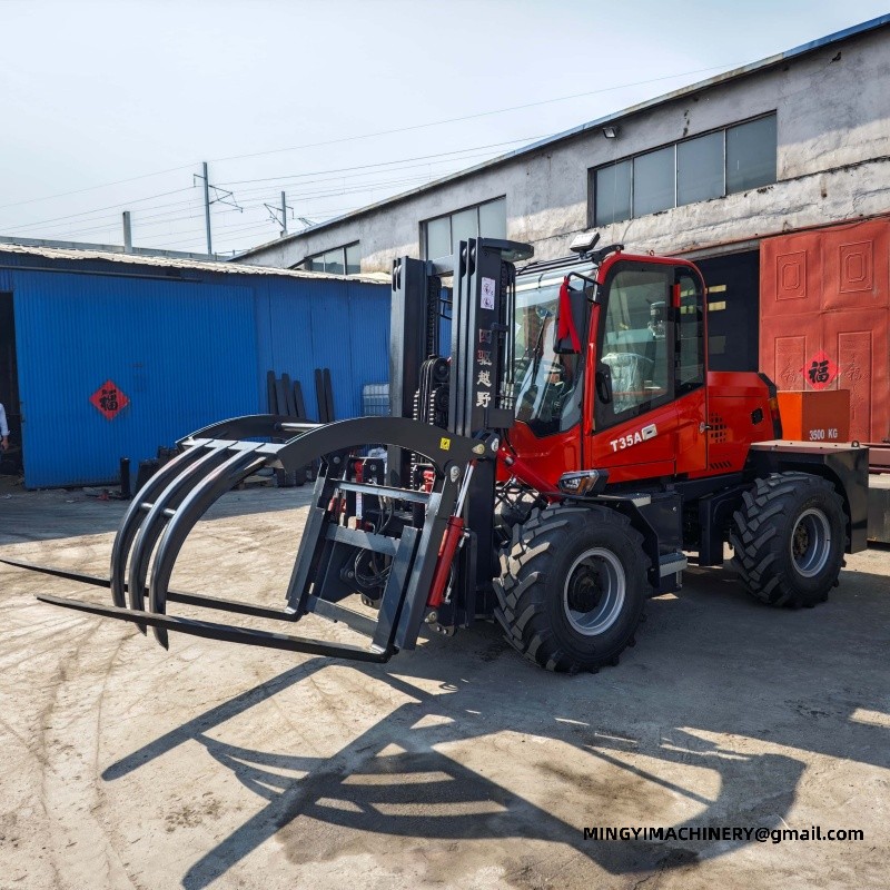 off road forklift log grapple